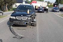 K nehodě dvou aut došlo ve čtvrtek ve Svitavách - Lánech. Foto: HZS Pardubického kraje