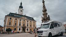 Aleš Háma projel Pardubický kraj a natočil v regionu svůj pořád V karavanu po Česku. Foto: Pavel Šíma (Česká televize)