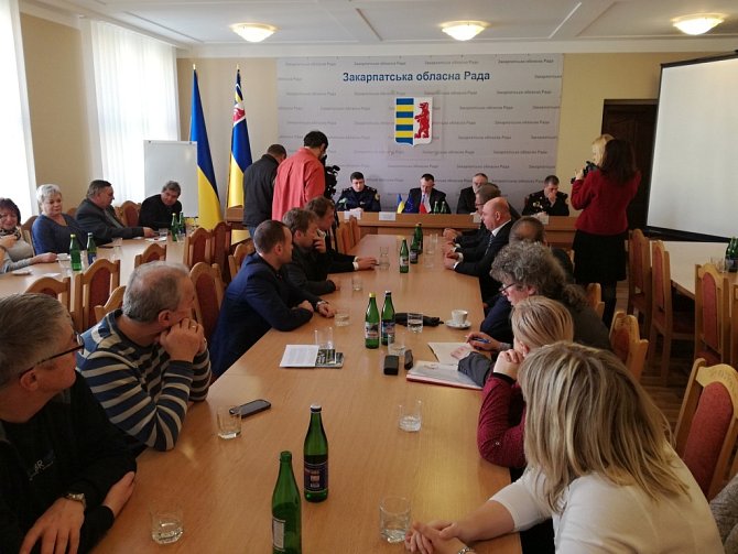 Setkání představitelů Pardubického kraje a Zakarpatské Ukrajiny
