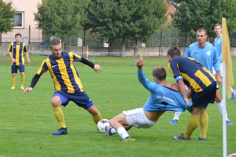 Z utkání ŽSK Třemošnice vs. TJ Svitavy.