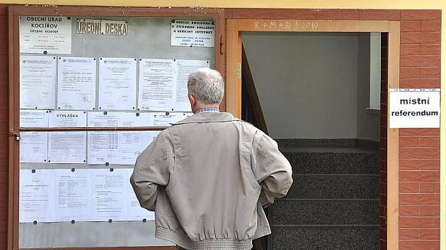 Referendum v Koclířově.