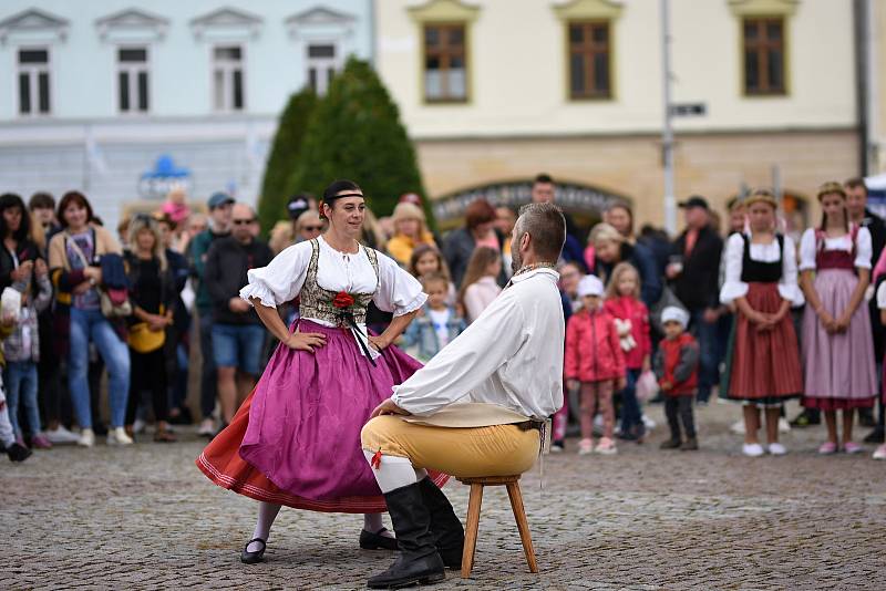 Lidé v Moravské Třebové si užili v sobotu Slamák 2021, tedy dožínkové a pivní slavnosti.