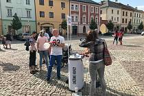 Piráti zahájili předvolební kampaň na náměstí v Moravské Třebové