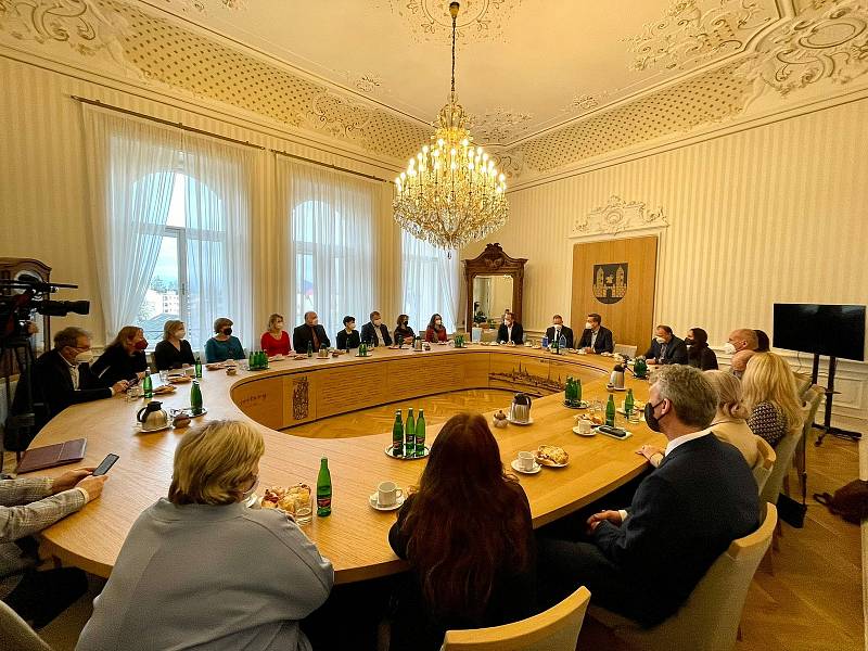 Ministr školství Petr Gazdík navštívil v pondělí Svitavy.