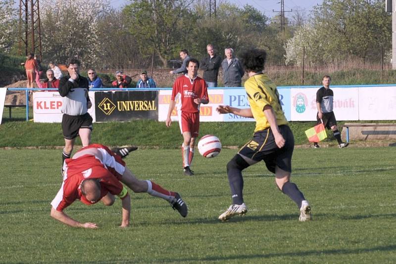 Derby Svitav B - Morašice příliš diváky nenadchlo.