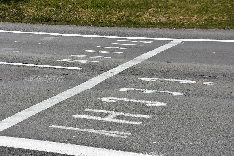 Čechy a Morava, "nová" hranice na silnicích ve svitavském okrese.