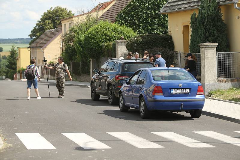 Ze slavnostního otevření zrekonstruované ulice Žižkova v Benátkách nad Jizerou.