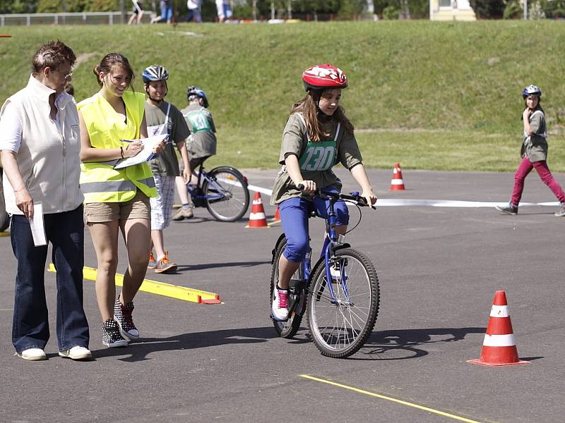 Okresní kolo soutěže mladých cyklistů 2013