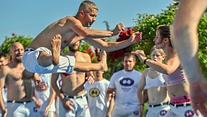 Z oslav 20. výročí existence klubu Vem Camará Capoeira v Mladé Boleslavi.