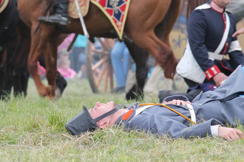 Připomínka 150. výročí bitvy u Mnichova Hradiště.