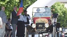 Závod veteránů Oldtimer Bohemia Rally.