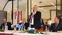 Prezident Miloš Zeman navštívil město Dobrovice.