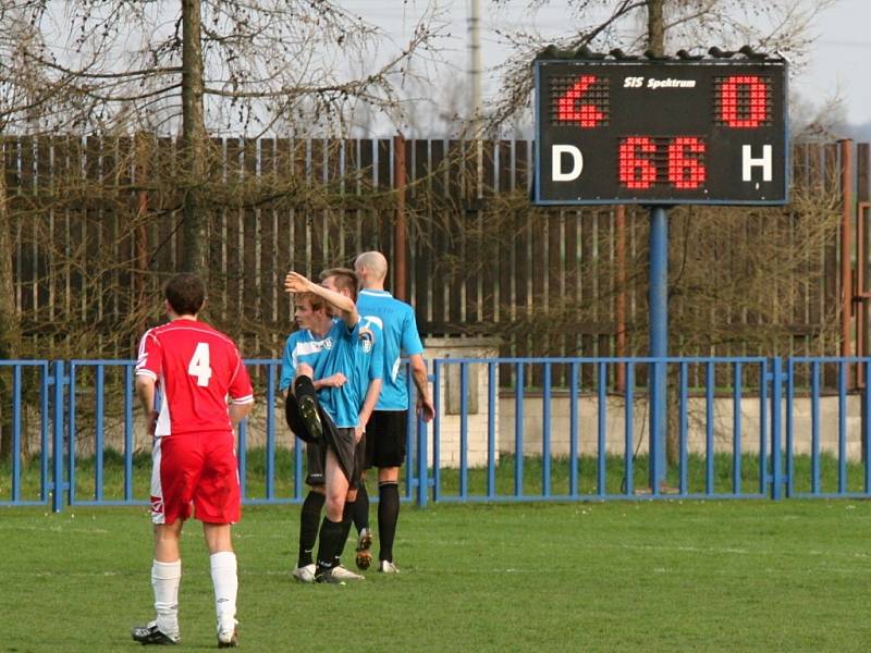 I. B třída: Dobrovice B - Pěčice