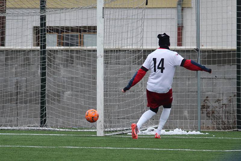 Zimní turnaj v Brandýse: SK Kosmonosy - FK Čáslav, hráno 28. ledna 2023.