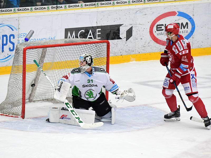 Hokej, Tipsport extraliga: BK Mladá Boleslav - HC Oceláři Třinec.