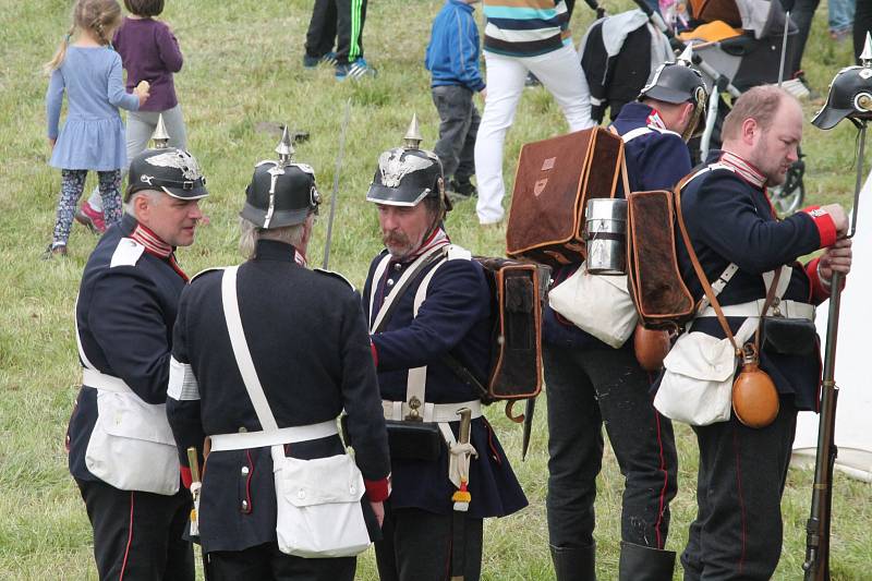 Připomínka 150. výročí bitvy u Mnichova Hradiště.