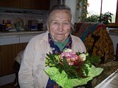 Marie Hlavářová oslavila letos 97. narozeniny. 