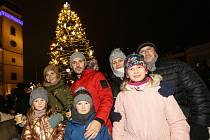 Rozsvícení vánočního stromu v Mladé Boleslavi v neděli 3. prosince 2023.