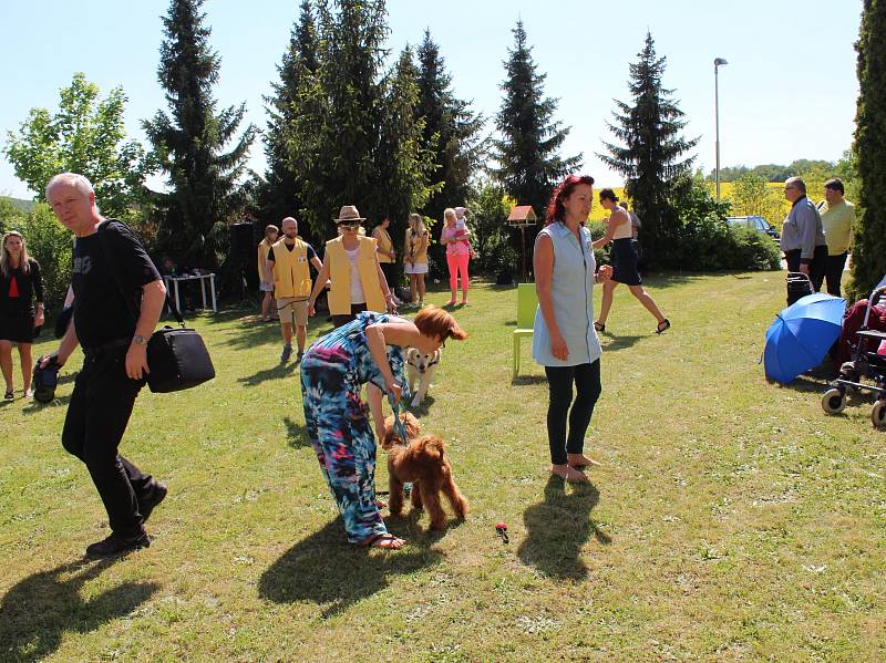 OBYVATELE LÉČEBNY dlouhodobě nemocných na Celně v Mladé Boleslavi ve čtvrtek odpoledne navštívila parta čtyřnohých kamarádů.