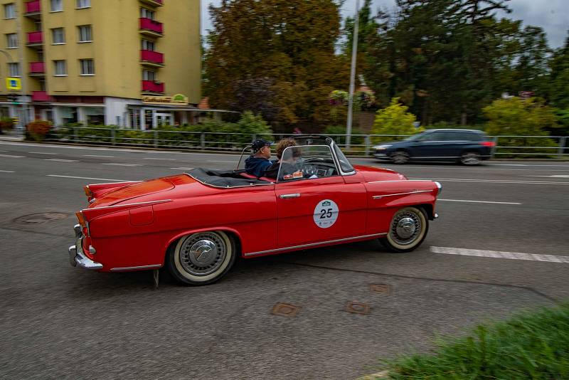 Ze závodu Oldtimer Bohemia Rally 2022