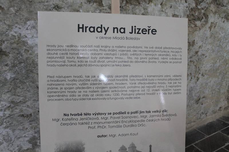 Muzeum Mladoboleslavska zahájilo v sobotu 13. dubna novou výstavu s názvem Hrady na Jizeře.