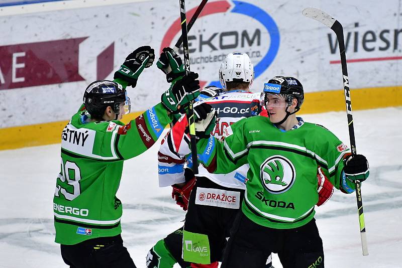 Hokejisté Mladé Boleslavi porazili na svém ledě Pardubice 5:2.