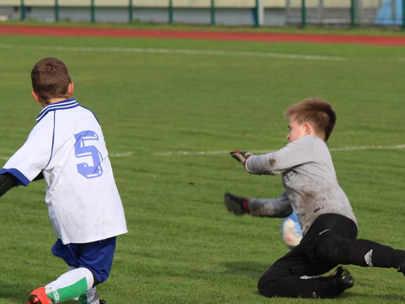 Okresní přebor starší přípravky: Sporting A - Bělá, Sporting B - Akuma MB