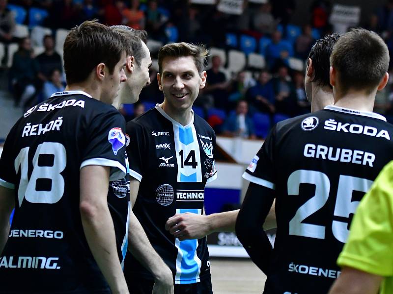 Superliga, 1. zápas čtvrtfinále: Technology Mladá Boleslav - Panthers Otrokovice