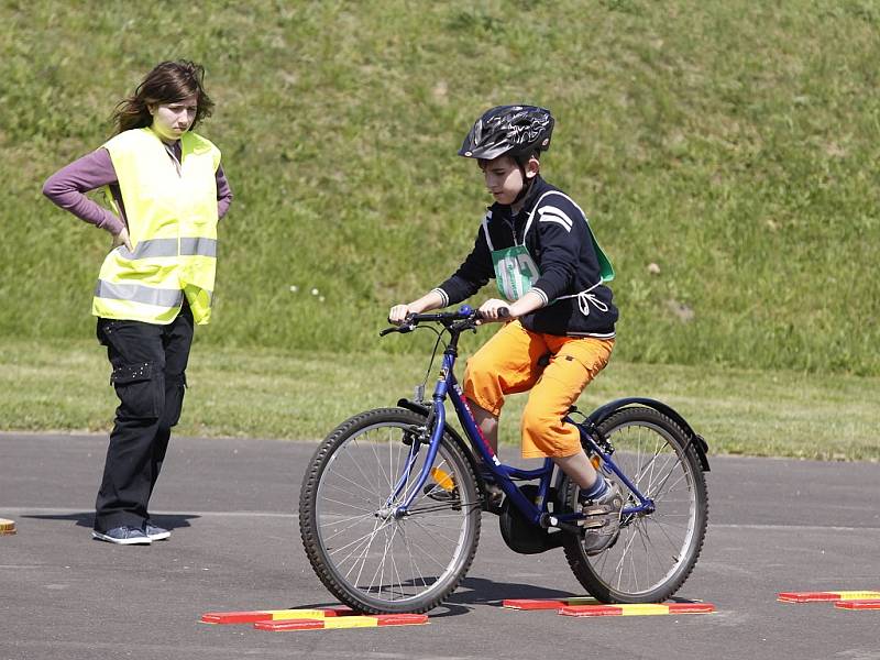 Okresní kolo soutěže mladých cyklistů 2013