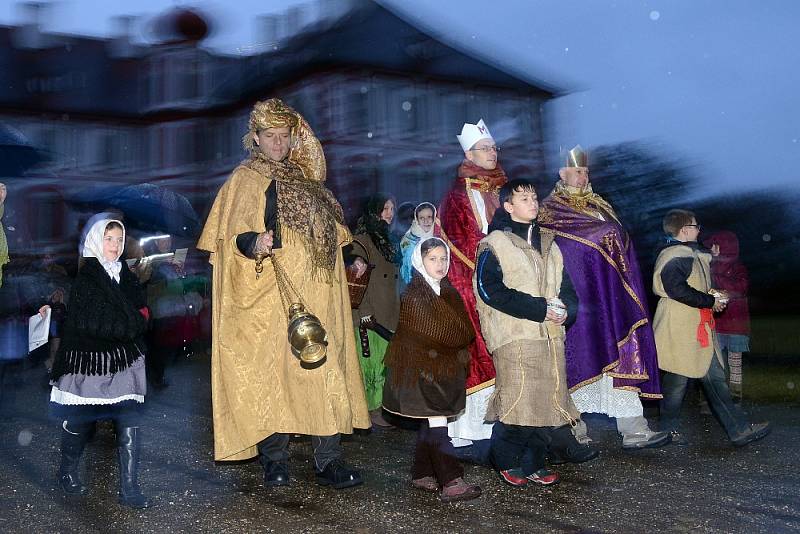 Tříkrálový průvod v Mnichově Hradišti 