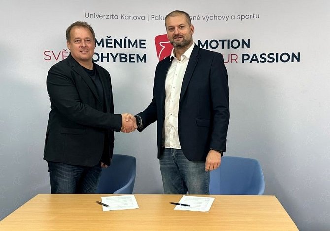 Podpis memoranda mezi FK Mladá Boleslav a Fakultou tělesné výchovy a sportu Univerzity Karlovy