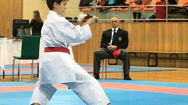 Filip Vít na Mistrovství České republiky v karate v Hodoníně