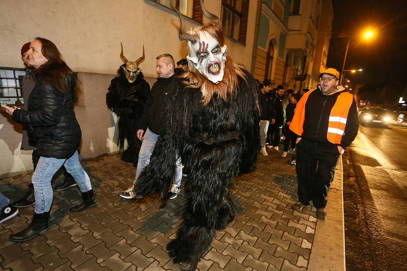 Krampus čerti v Mladé Boleslavi.