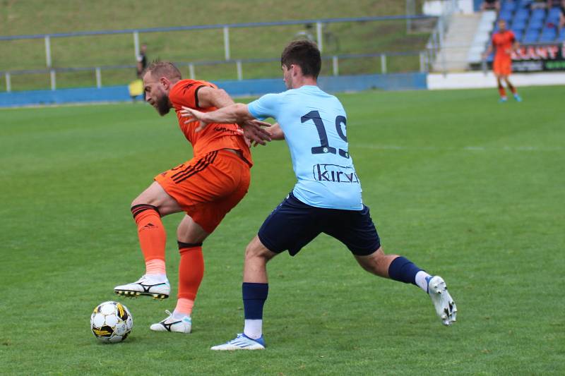 Turnaj v Benátkách, zápas o 3. místo: FK Mladá Boleslavi (v oranžovém) - 1. FK Příbram (7:0)