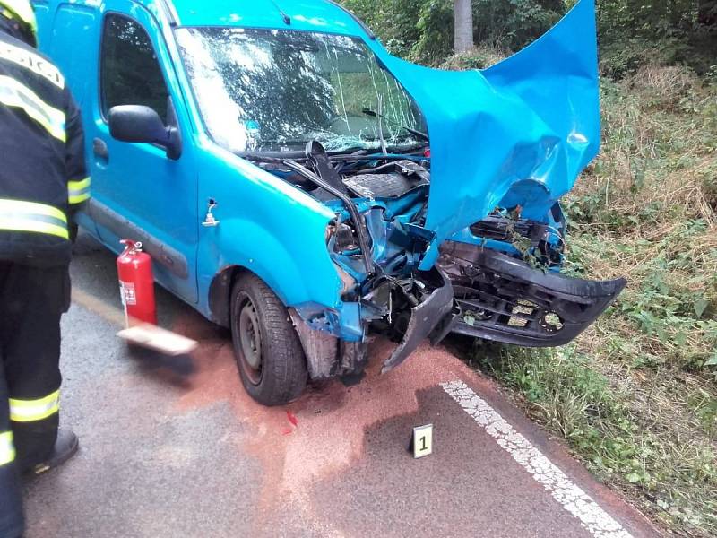 Dopravní nehoda u Krnska.