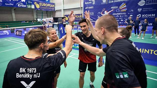 Cesta benáteckých badmintonistů skončila na letošním klubovém mistrovství Evropy ve čtvrtfinále