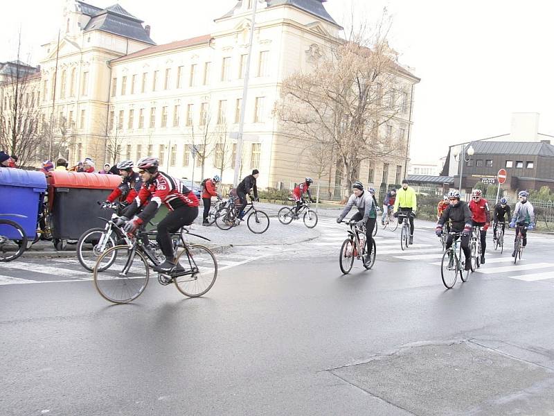 Novoroční cyklistická vyjížďka MB 2012