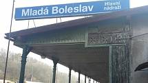 Hlavní nádraží Mladá Boleslav.