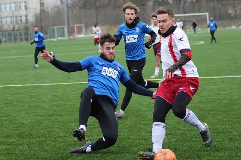 Zimní turnaj v Brandýse: SK Kosmonosy - FK Čáslav, hráno 28. ledna 2023.