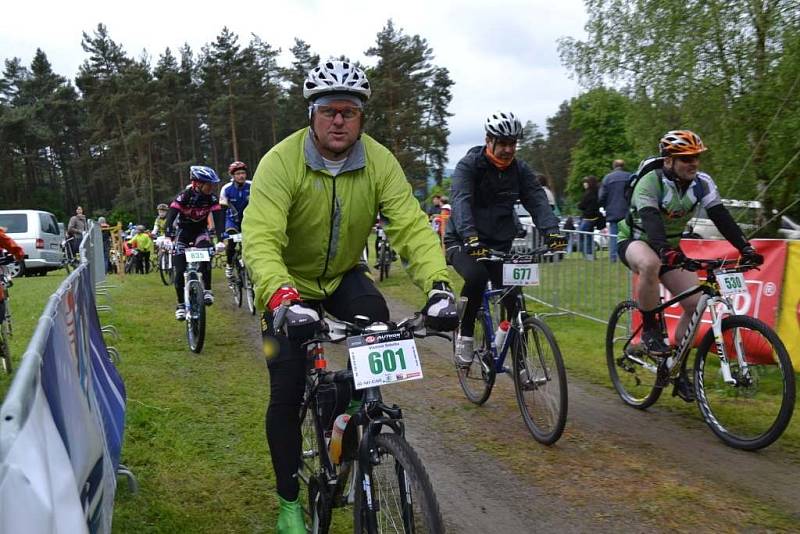 Z cyklistického závodu Author 50 Bezděz 2014.