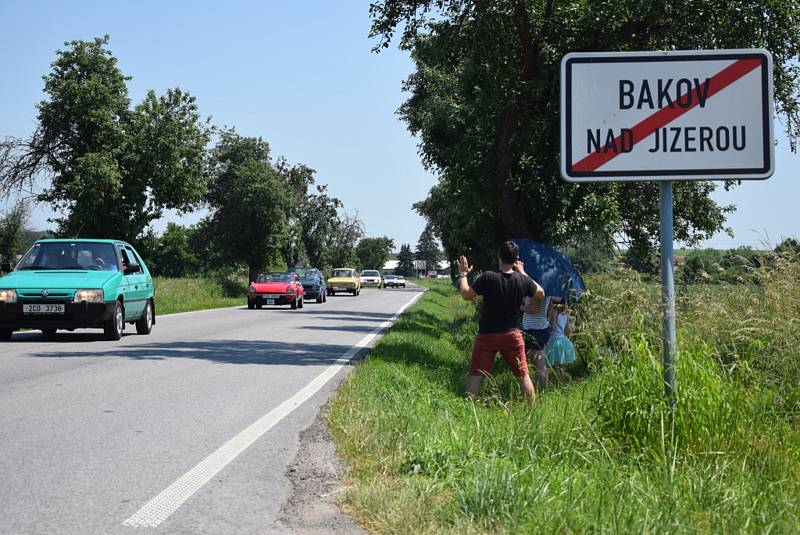 Ze 7. Klasik veterán sraz v Bakově nad Jizerou.