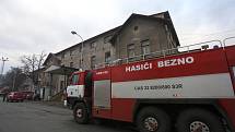 Likvidace požáru v Mladé Boleslavi v neděli 30. ledna 2022.