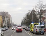 Místo nehody na Jičínské ulici.