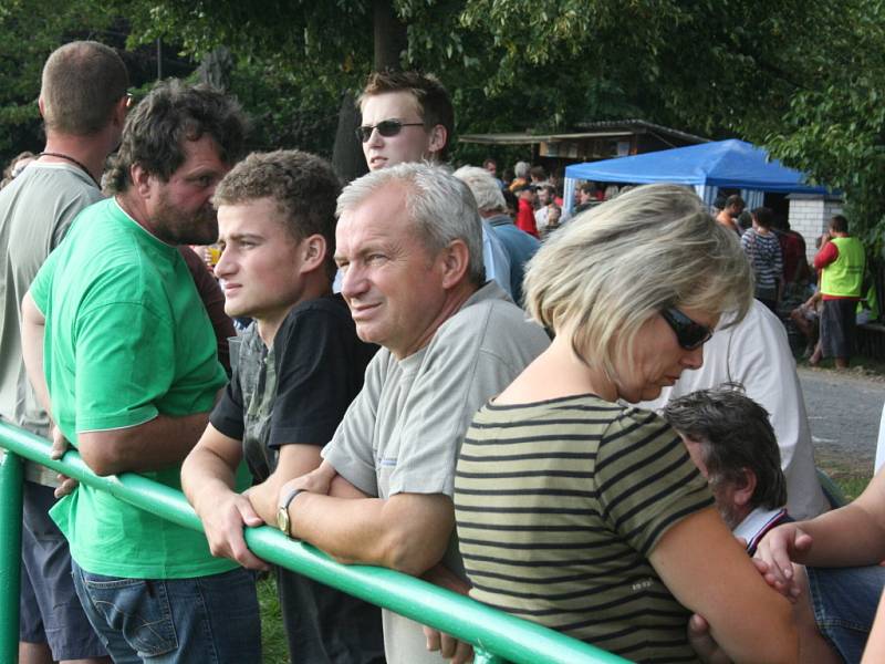 Fanoušci na zápasu SK Hlavice - FK Mladá Boleslav