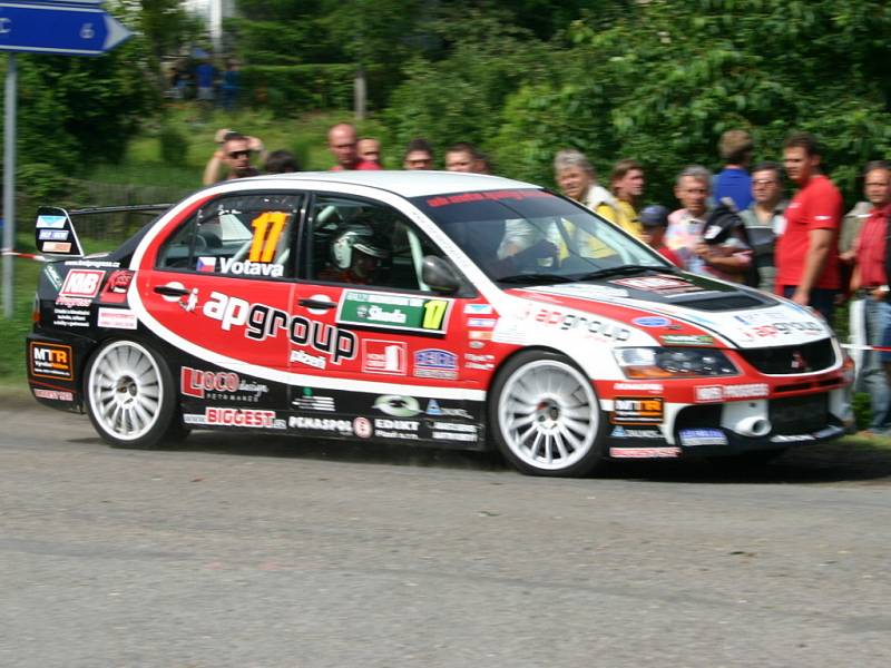 Rally Bohemia - 1. rychlostní zkouška Vinec - Skalsko