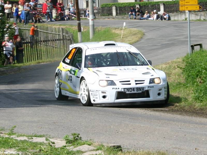 Rally Bohemia - 1. rychlostní zkouška Vinec - Skalsko