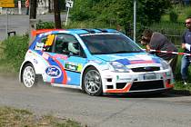 Rally Bohemia - 1. rychlostní zkouška Vinec - Skalsko