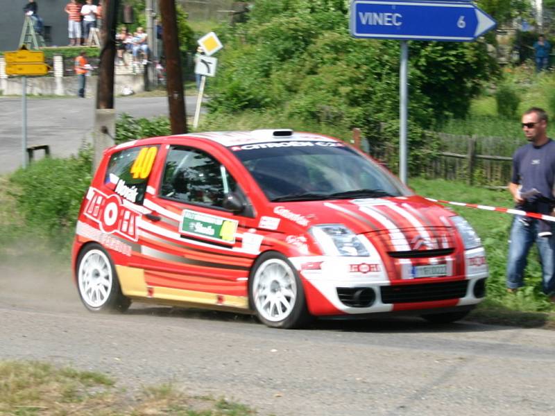 Rally Bohemia - 1. rychlostní zkouška Vinec - Skalsko