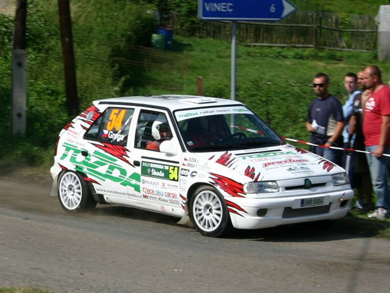 Rally Bohemia - 1. rychlostní zkouška Vinec - Skalsko