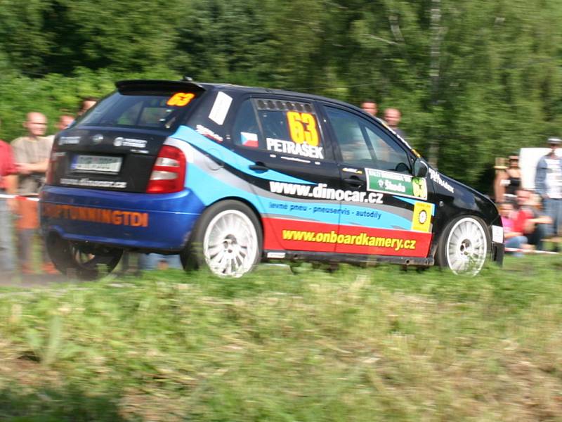 Rally Bohemia - 1. rychlostní zkouška Vinec - Skalsko